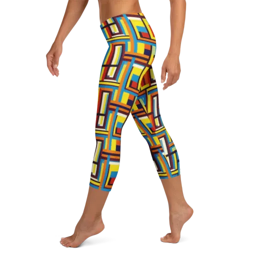 Modular Voltage on a Capri Leggings