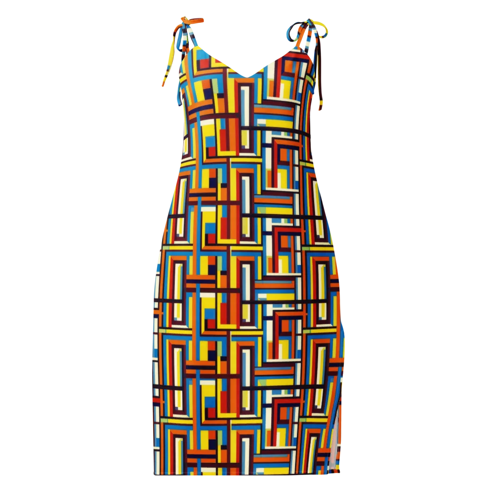 Modular Voltage on Slip Dress — Front