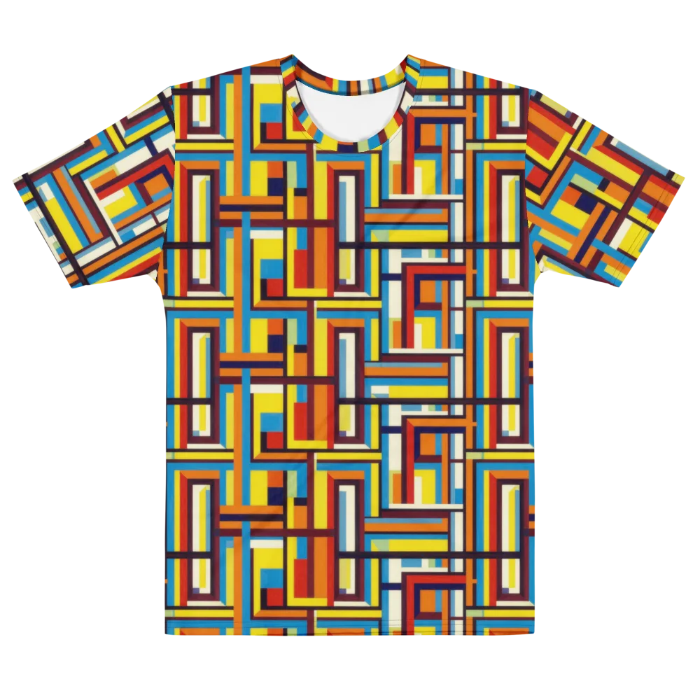 Modular Voltage on Men's Cotton Crew Neck T-Shirt — Front