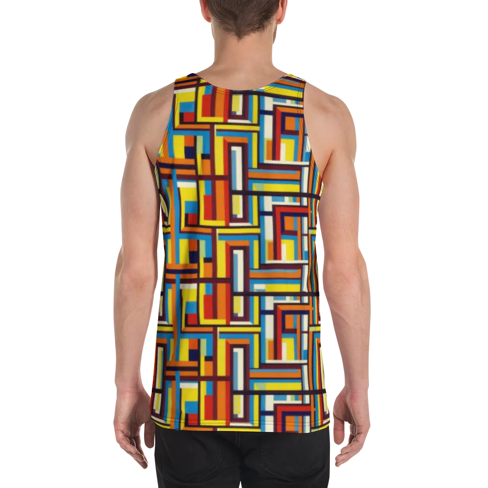 Modular Voltage on Men's Tank Top — Back