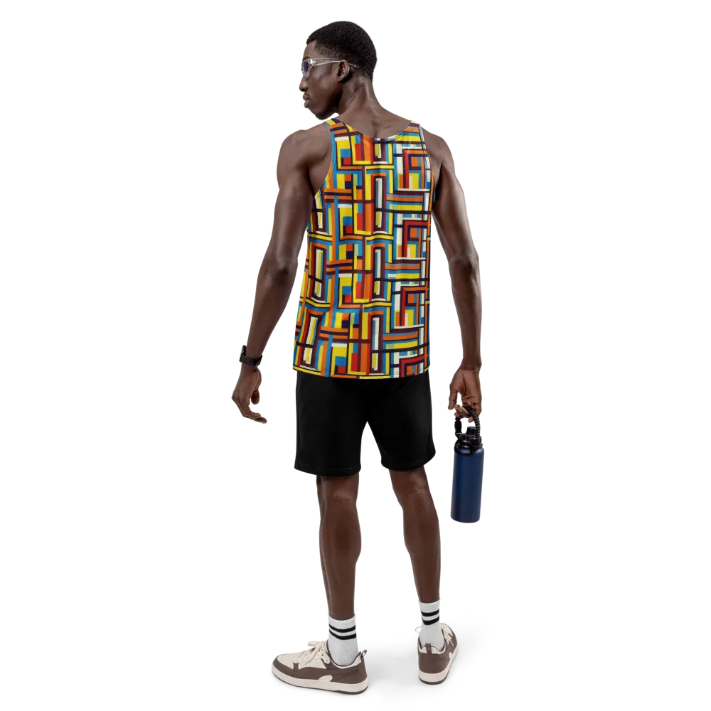 Modular Voltage on Men's Tank Top — Back