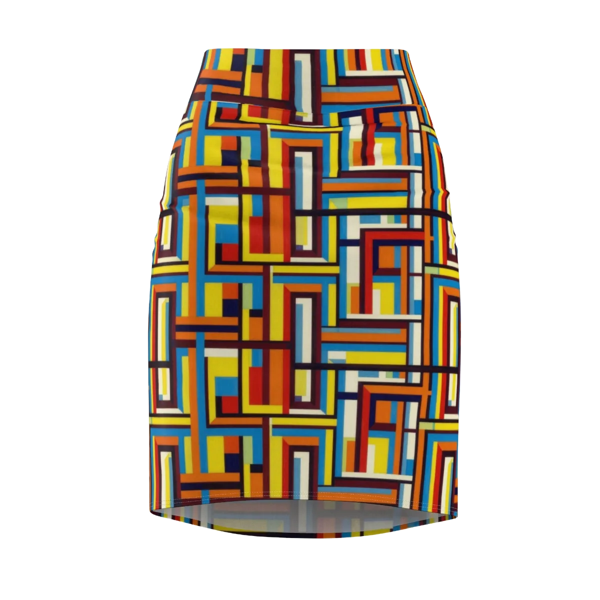 Modular Voltage on Pencil Skirt — Front
