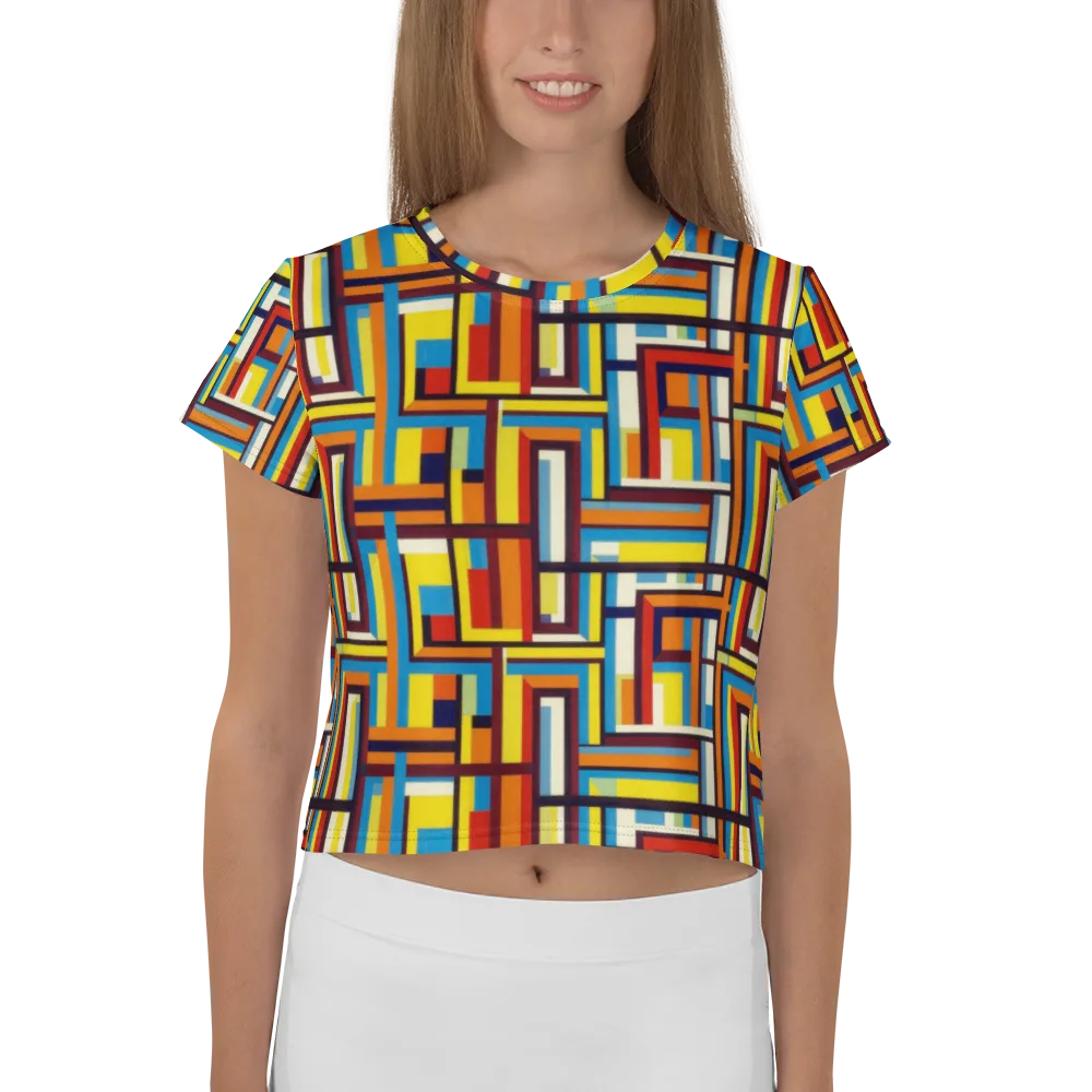 Modular Voltage on Crop Tee — Front