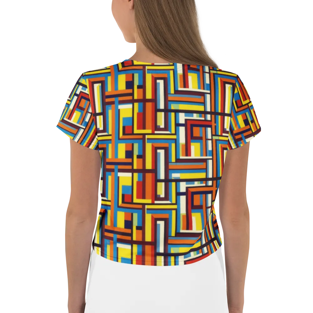 Modular Voltage on Crop Tee — Back