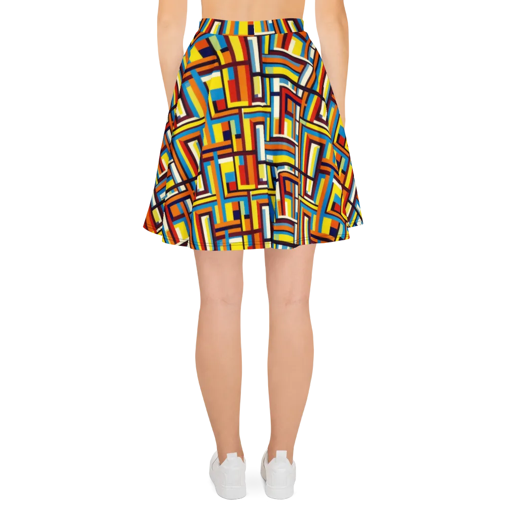 Modular Voltage on Skater Skirt — Back