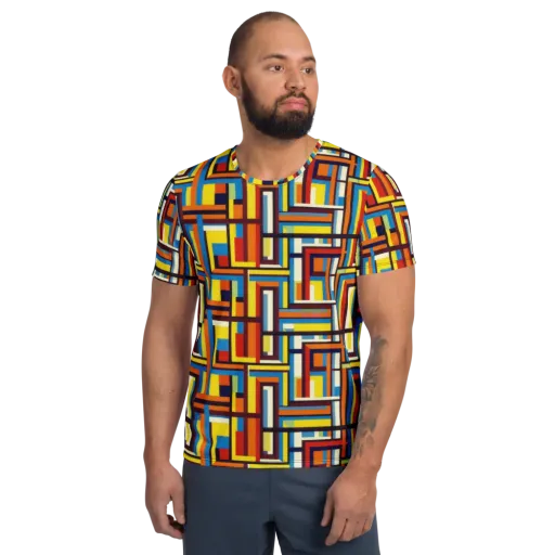 Modular Voltage on a Men's Athletic T-Shirt