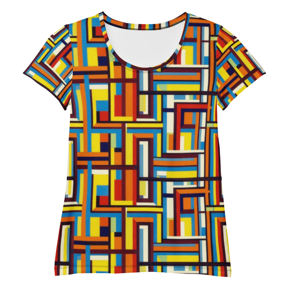 Modular Voltage on Women's Athletic T-Shirt — Front