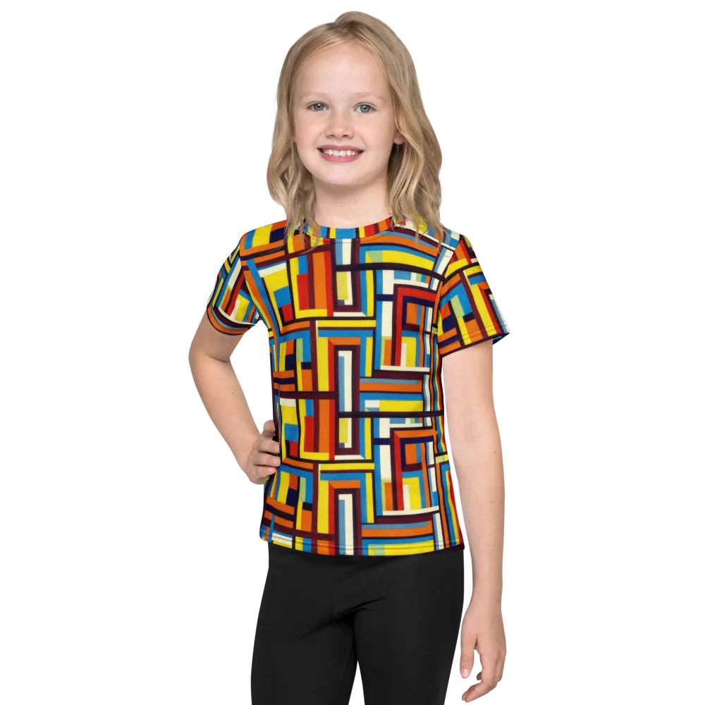 Modular Voltage on Kids Crew Neck T-Shirt — Front