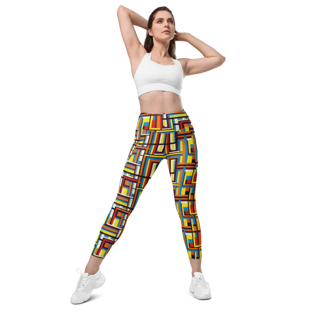 Modular Voltage on Leggings with Pockets — Front