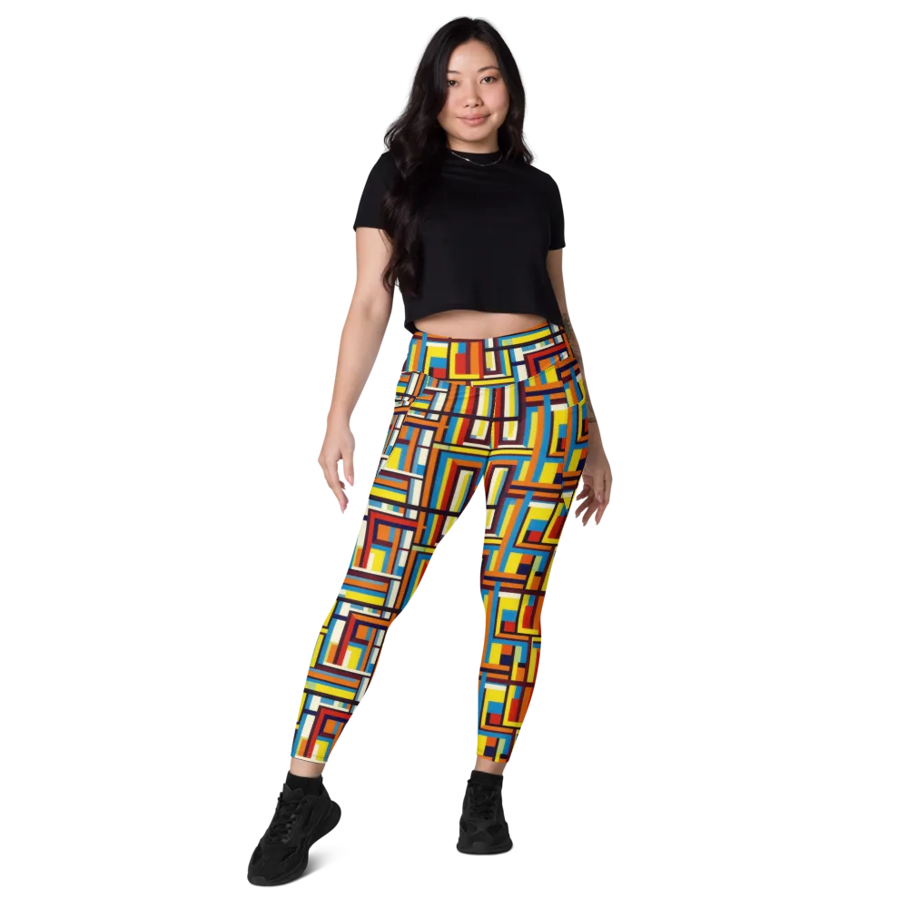Modular Voltage on Leggings with Pockets — Front