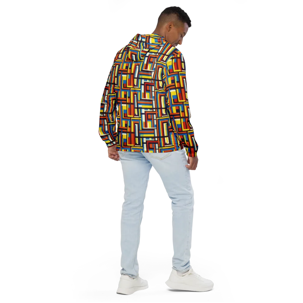Modular Voltage on Men's Windbreaker — Back