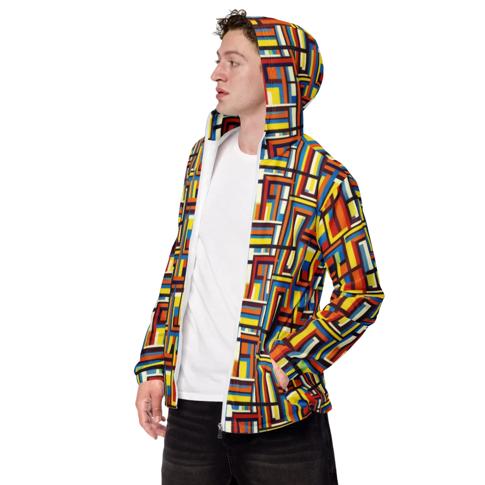 Modular Voltage on Men's Windbreaker — Left Front