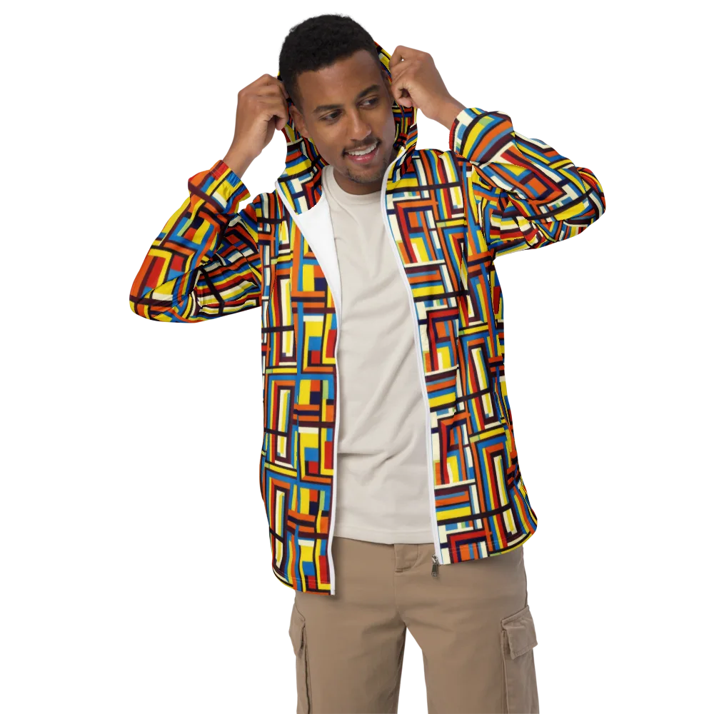 Modular Voltage on Men's Windbreaker — Front