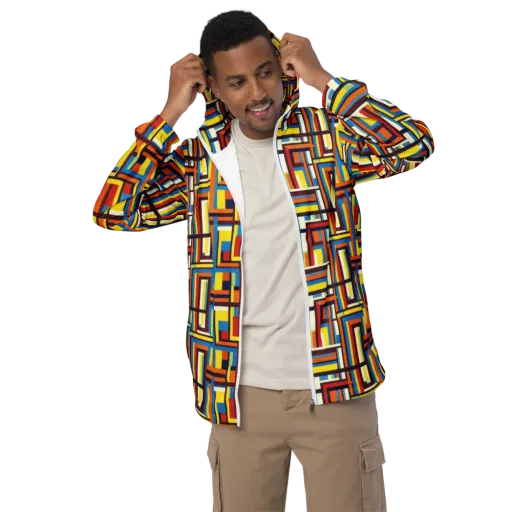 Modular Voltage on a Men's Windbreaker