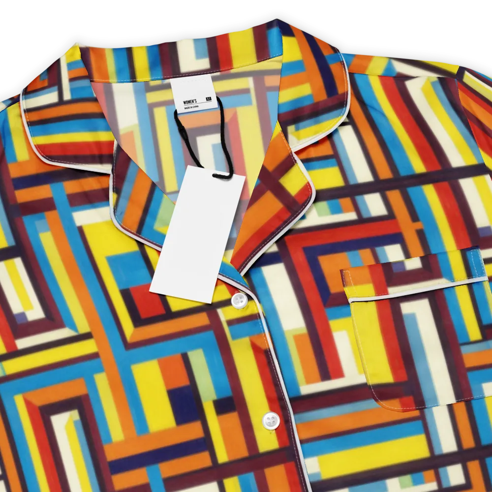 Modular Voltage on Women's Short Sleeve Pajama Top — Product details