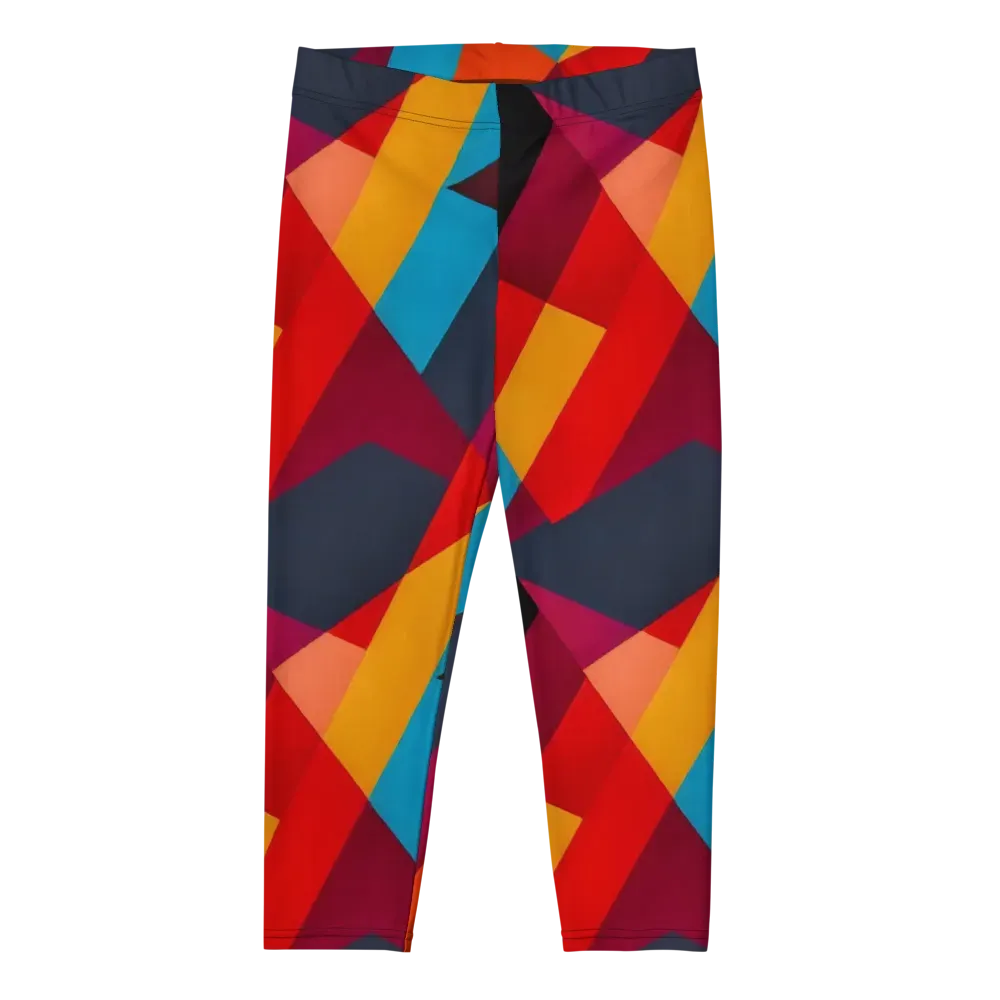 Chromatic Interlock on Capri Leggings — Front