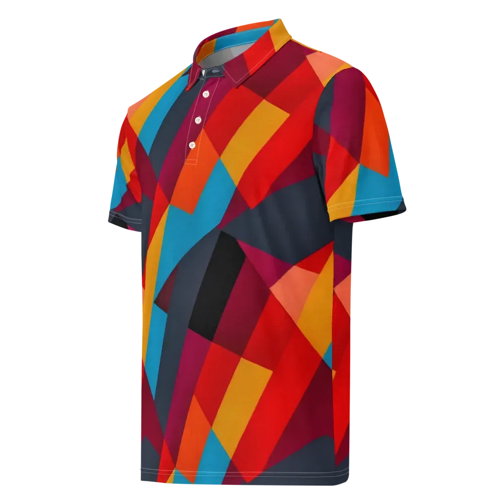 Chromatic Interlock on Men's Slim Fit Polo Shirt — Left Front