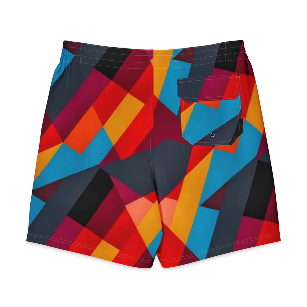 Chromatic Interlock on Men's Board Shorts — Back