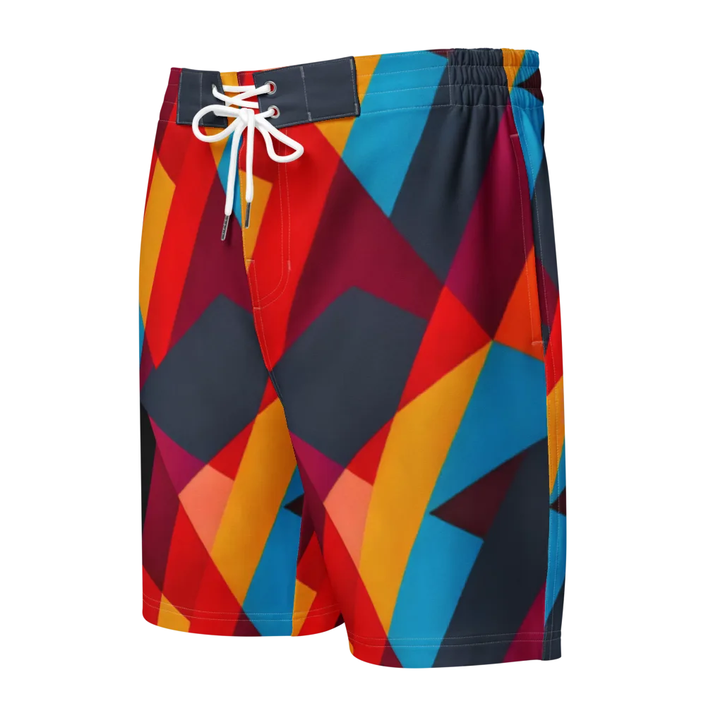 Chromatic Interlock on Men's Board Shorts — Front