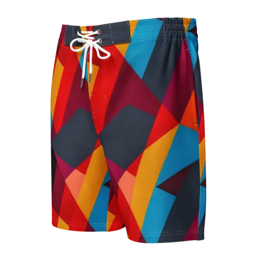 Chromatic Interlock on a Men's Board Shorts