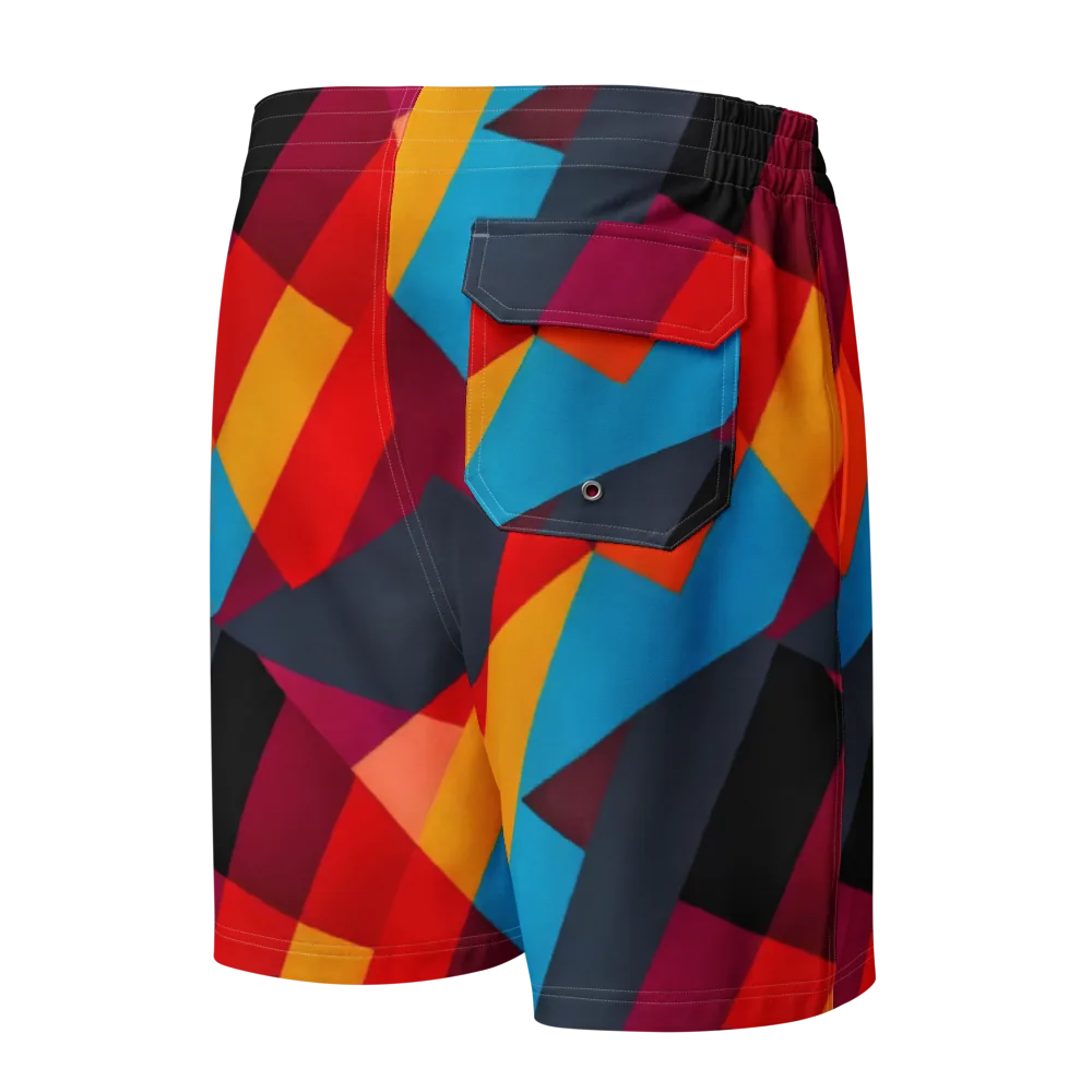 Chromatic Interlock on Men's Board Shorts — Back
