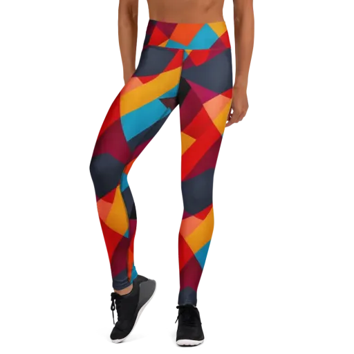 Chromatic Interlock on a Yoga Leggings