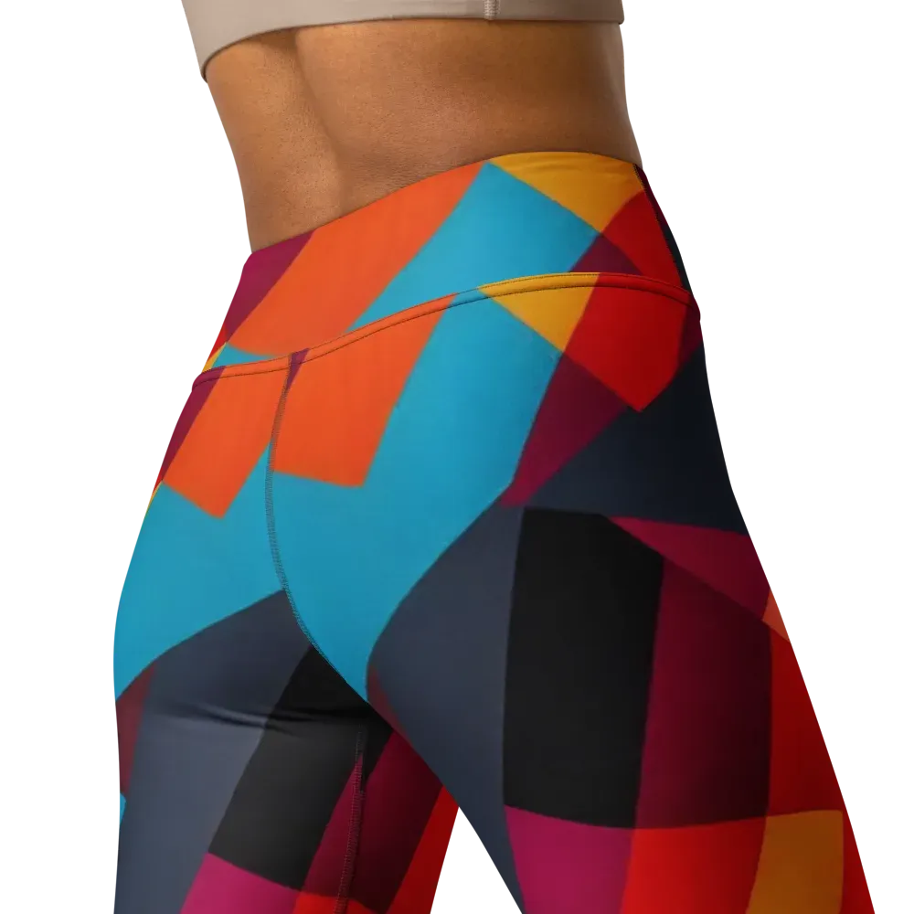 Chromatic Interlock on Yoga Leggings — Back