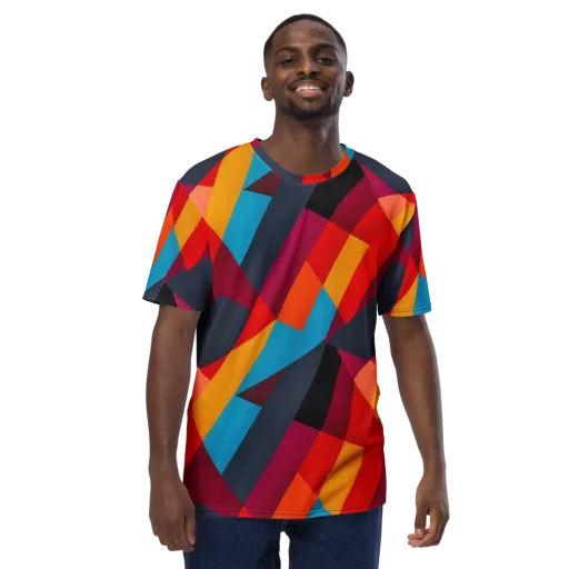 Chromatic Interlock on a Men's Crew Neck T-Shirt