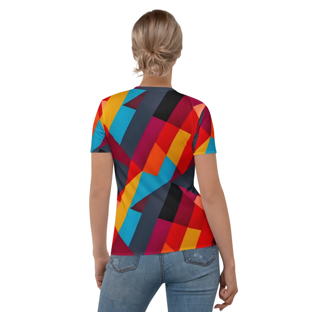 Chromatic Interlock on Women's Crew Neck T-Shirt — Back