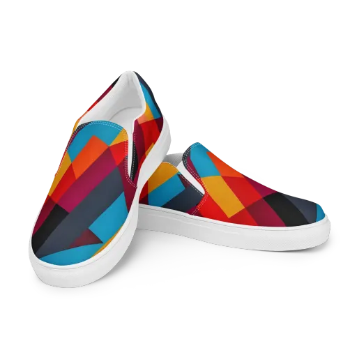 Chromatic Interlock on a Men's Slip-On Canvas Shoes