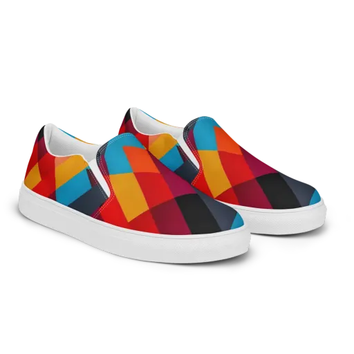 Chromatic Interlock on a Women's Slip-On Canvas Shoes