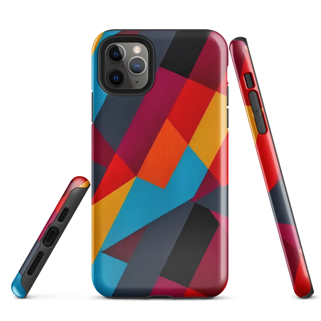 Chromatic Interlock on Tough Case for iPhone® — Front