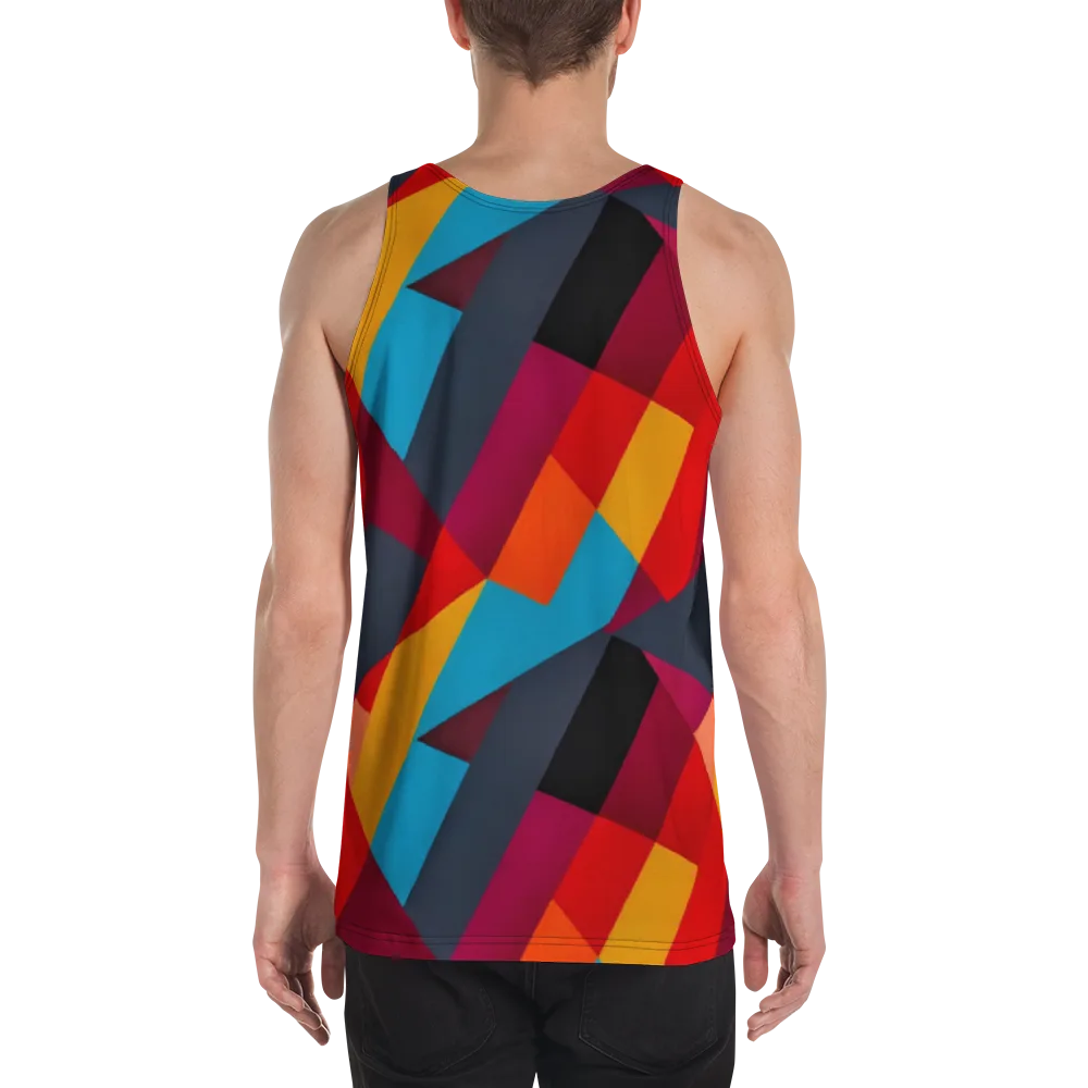 Chromatic Interlock on Men's Tank Top — Back