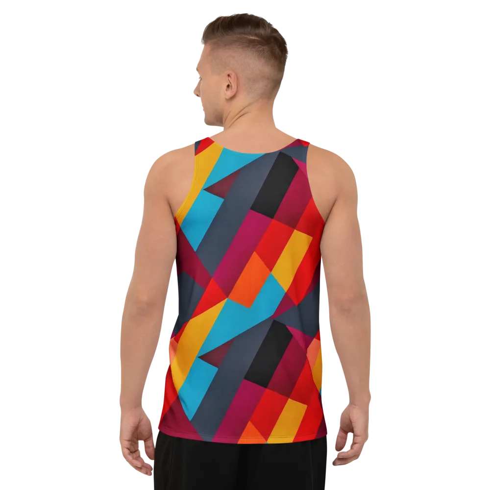 Chromatic Interlock on Men's Tank Top — Back