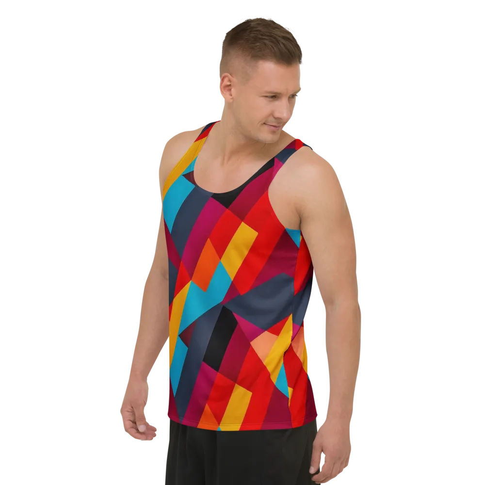 Chromatic Interlock on Men's Tank Top — Left Front