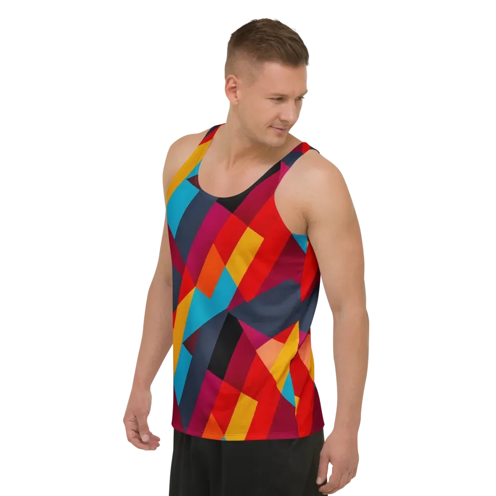 Chromatic Interlock on Men's Tank Top — Left Front