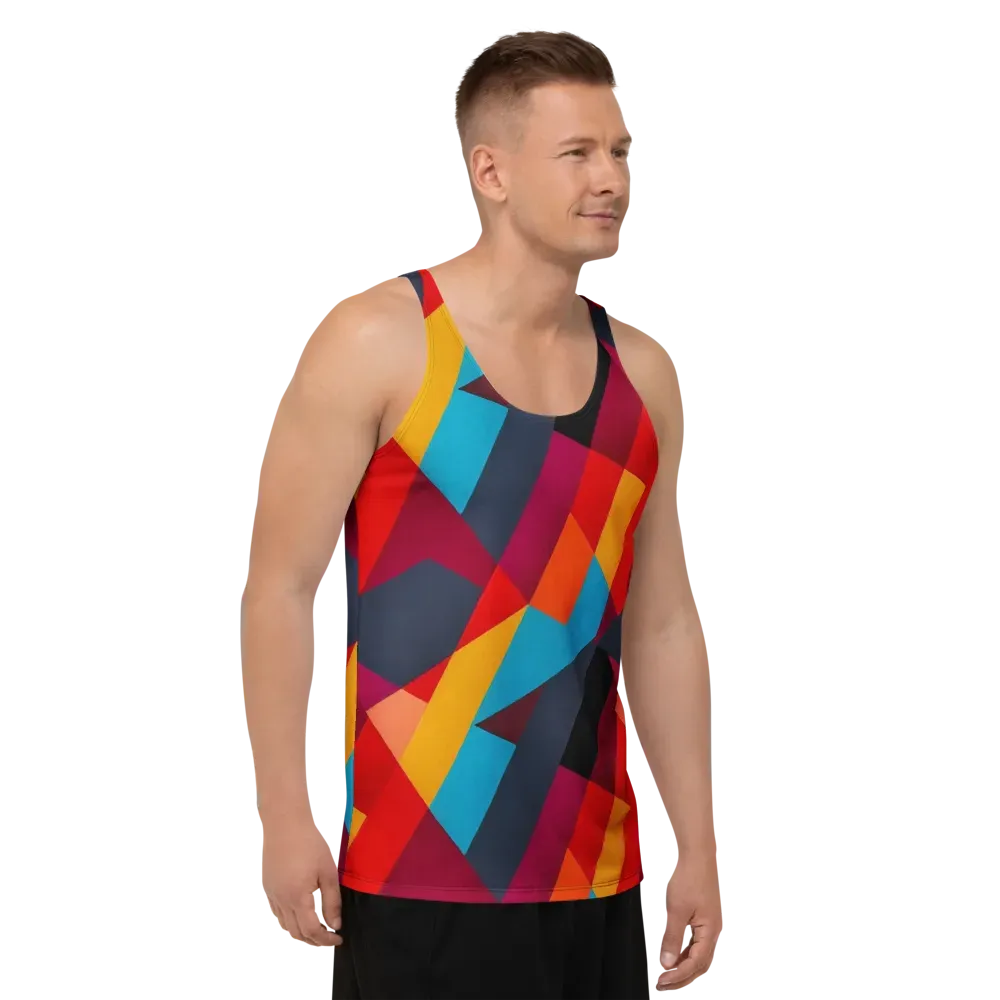 Chromatic Interlock on Men's Tank Top — Right Front