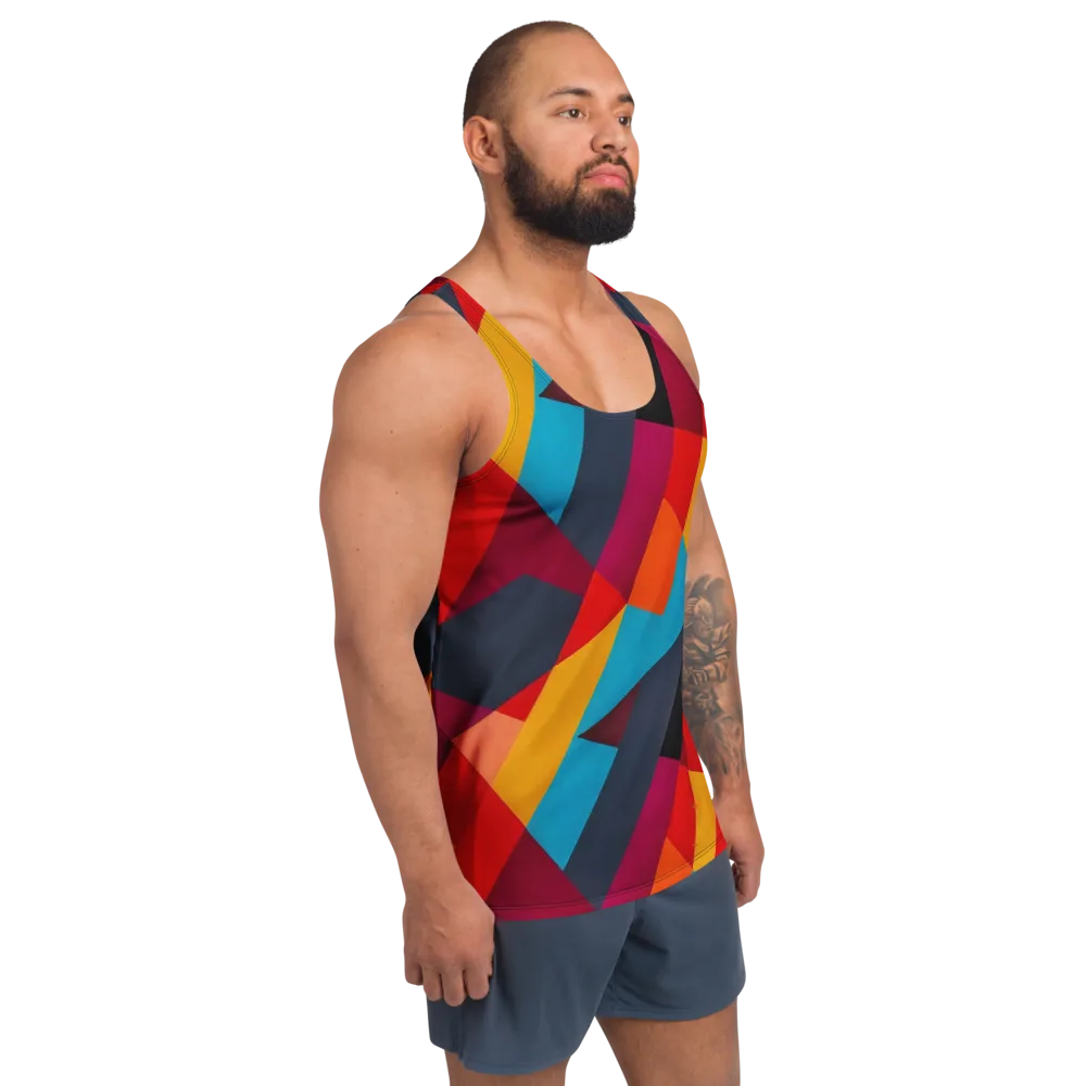 Chromatic Interlock on Men's Tank Top — Right Front