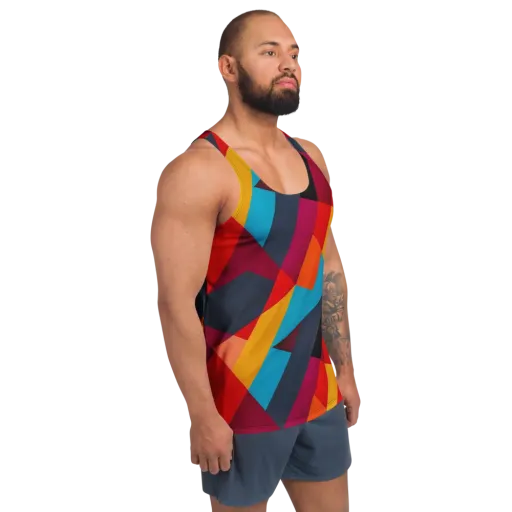 Chromatic Interlock on a Men's Tank Top