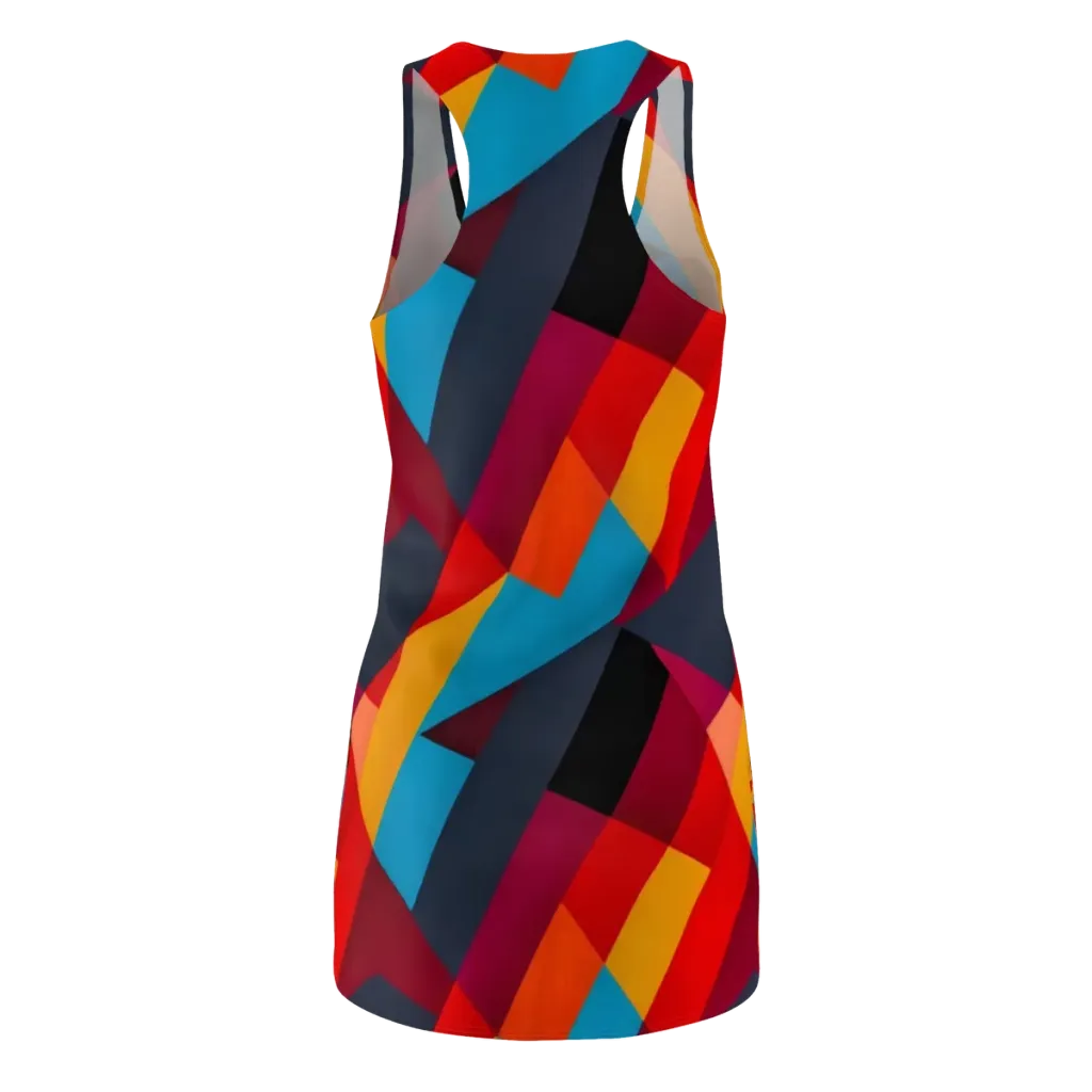 Chromatic Interlock on Racerback Dress — Back