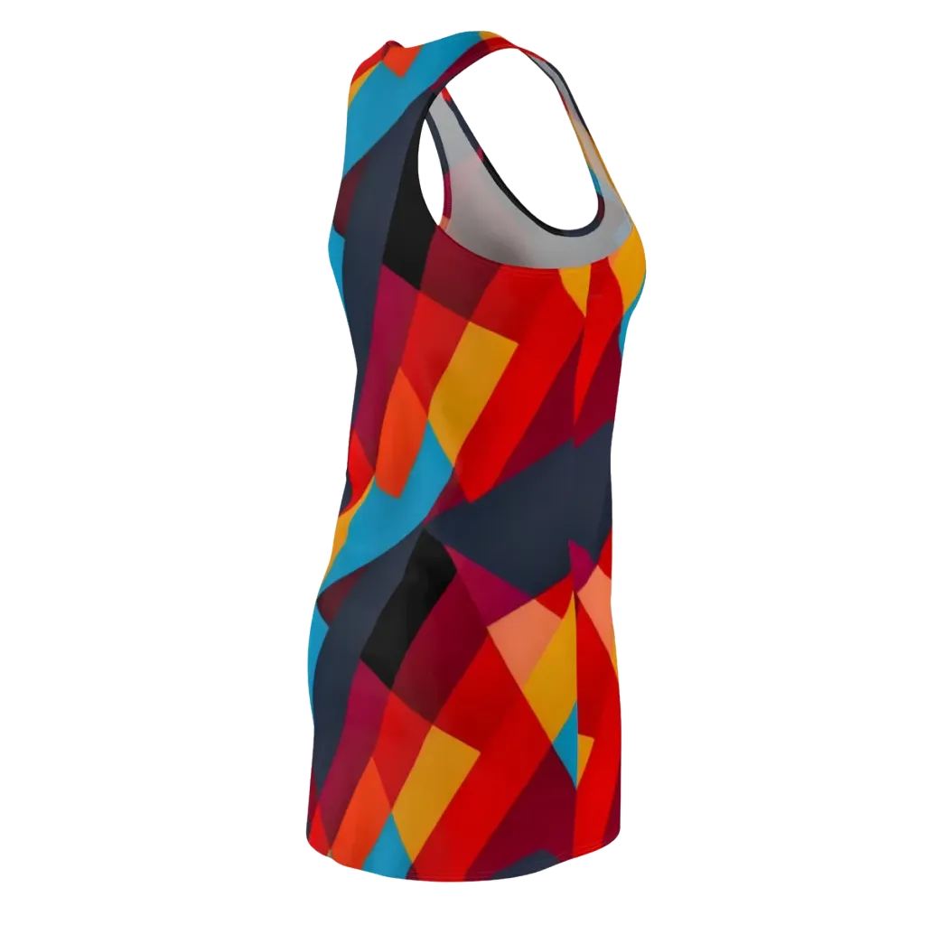 Chromatic Interlock on Racerback Dress — Back Side