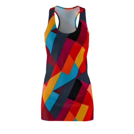 Chromatic Interlock on a Racerback Dress