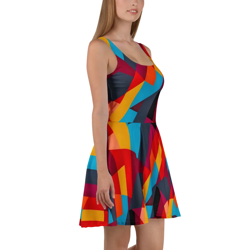 Chromatic Interlock on Skater Dress — Right