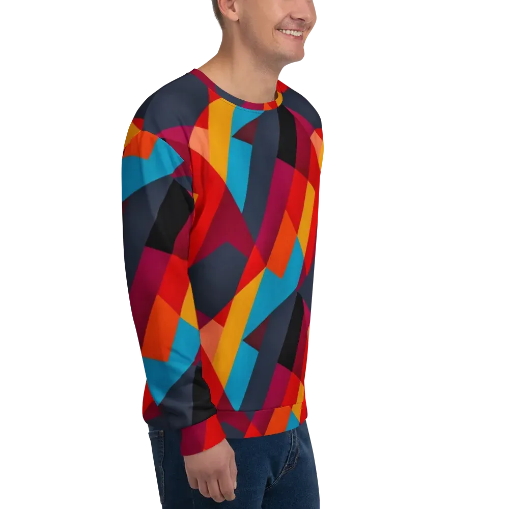 Chromatic Interlock on Sweatshirt — Right Front
