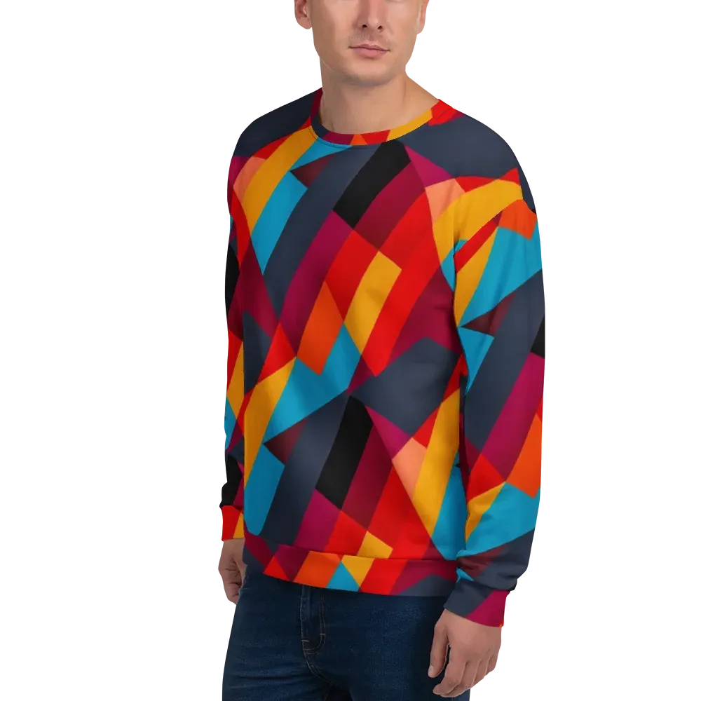 Chromatic Interlock on Sweatshirt — Left Front