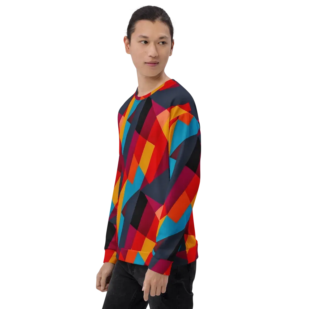 Chromatic Interlock on Sweatshirt — Left Front