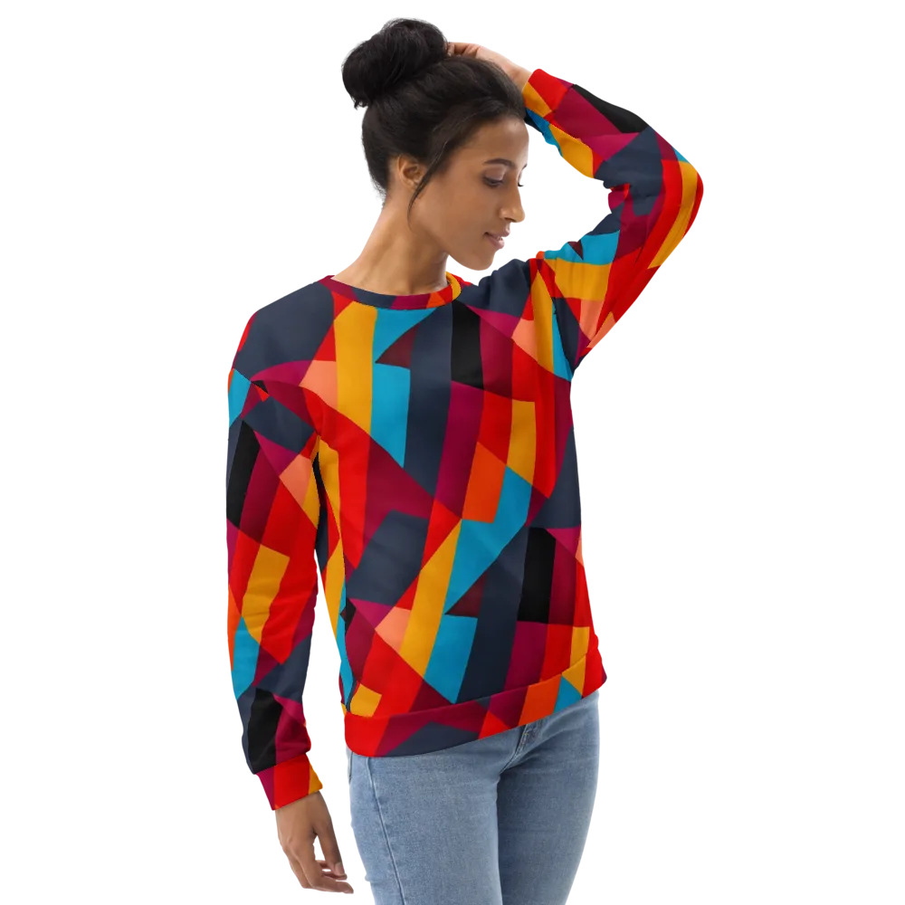 Chromatic Interlock on Sweatshirt — Right Front