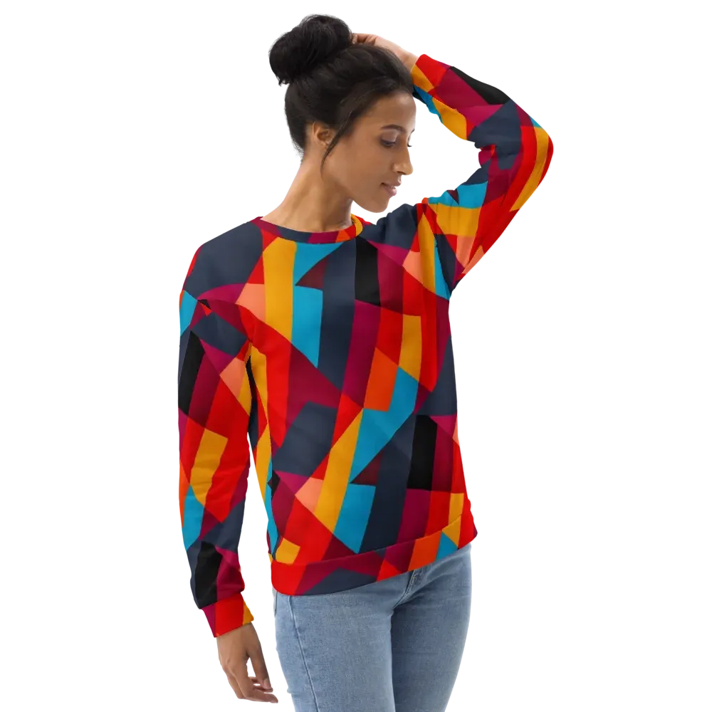 Chromatic Interlock on Sweatshirt — Right Front