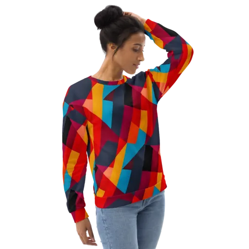 Chromatic Interlock on a Sweatshirt