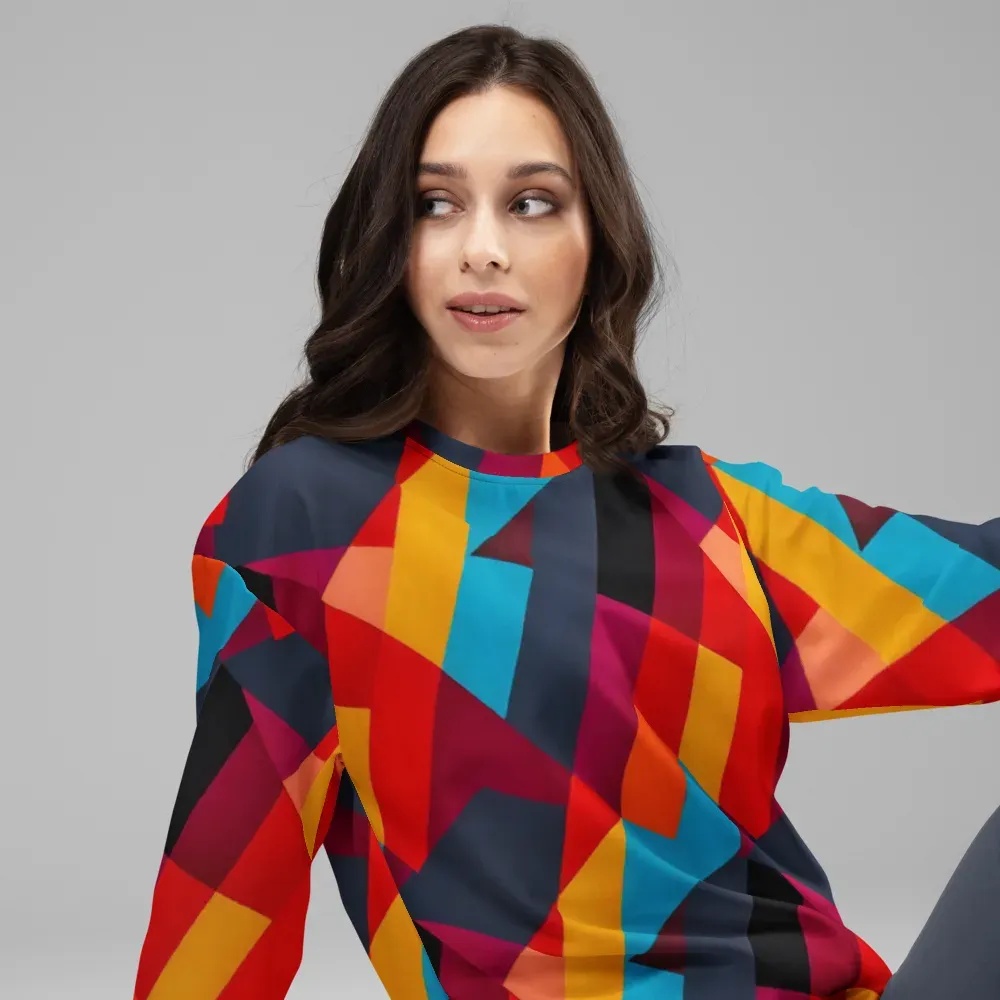 Chromatic Interlock on Sweatshirt — Right Front